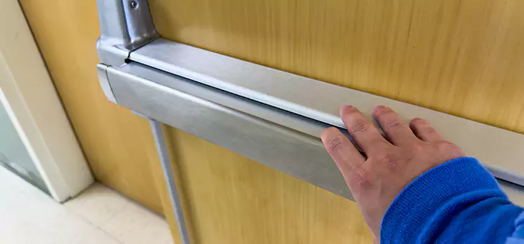 Installing a Push Bar on a Door Muskegon
